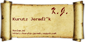Kurutz Jermák névjegykártya